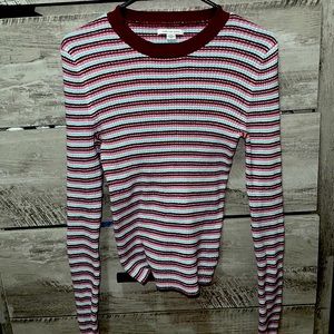American Eagle Colorful Striped Long Sleeve